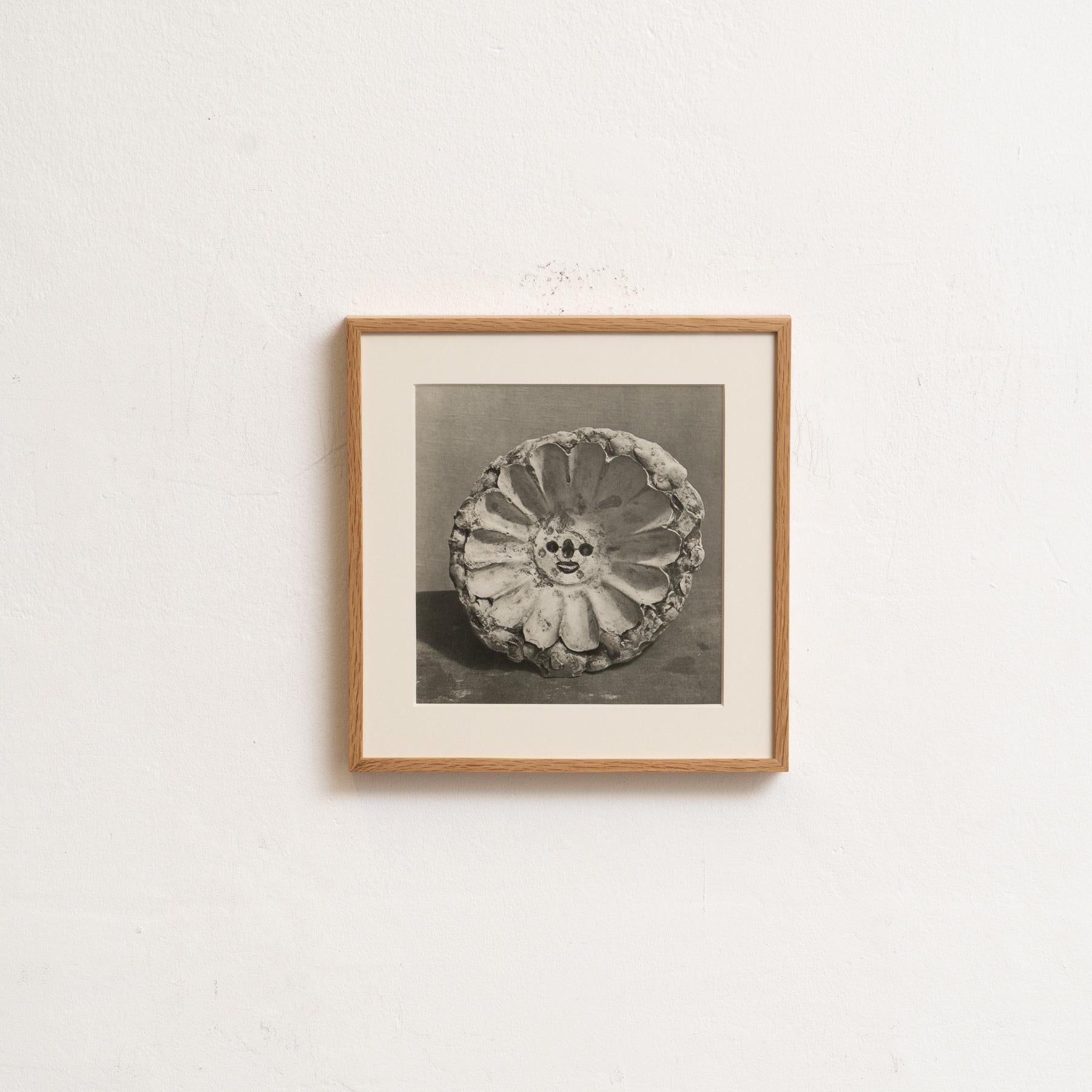 Brassai's Insight: Photogravure of Picasso's Sculpture, circa 1948

From 1948
Photography by Brassai
Photogravure
From 'The Sculptures of Picasso' by Daniel Henry Kahnweiler
Printed by Editions du Chene, France
Framed in natural wood
Dimensions: