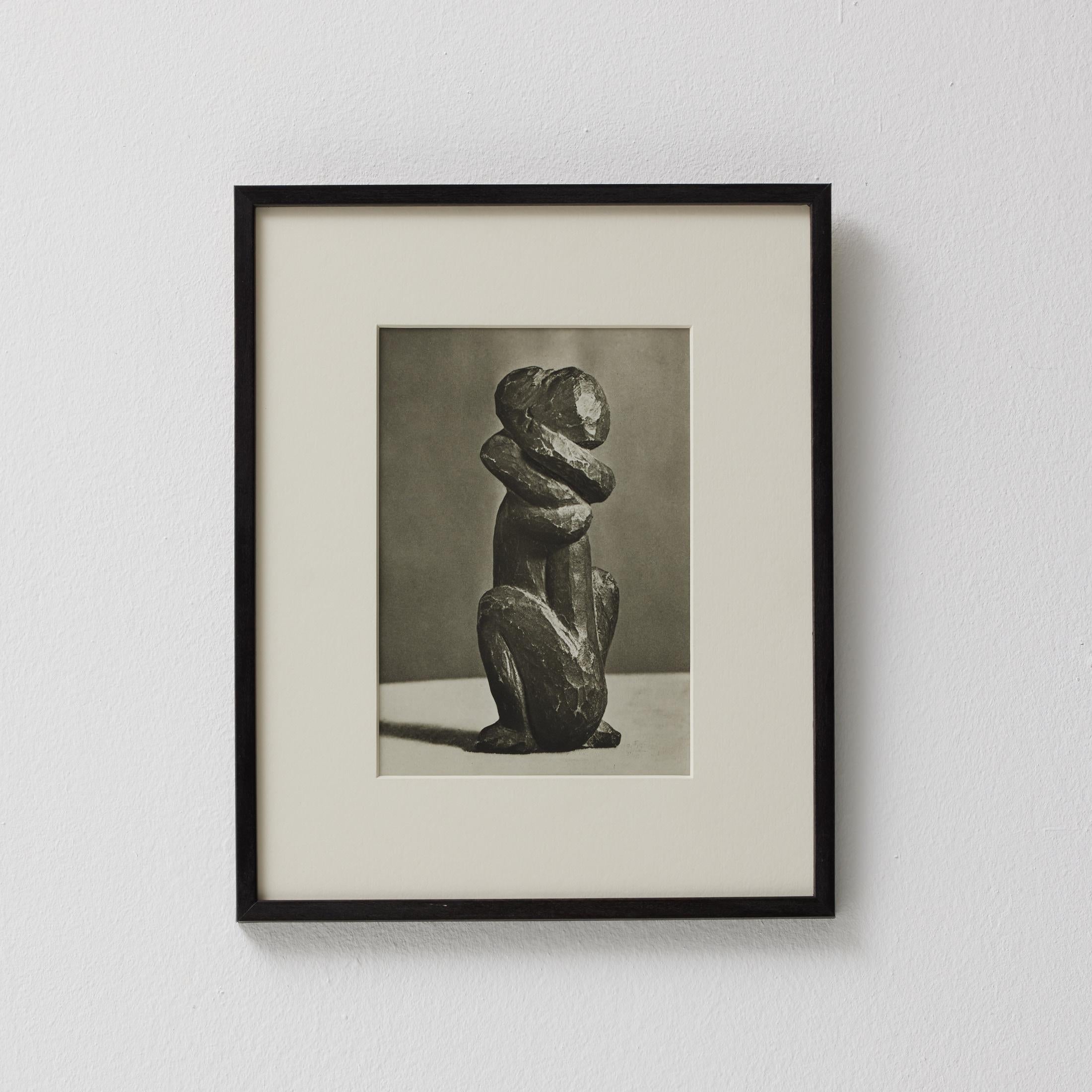 Brassai's Insight: Photogravure of Picasso's Sculpture, circa 1948

From 1948
Photography by Brassai
Photogravure
From 'The Sculptures of Picasso' by Daniel Henry Kahnweiler
Printed by Editions du Chene, France
Framed in black lacquered wood

Embark
