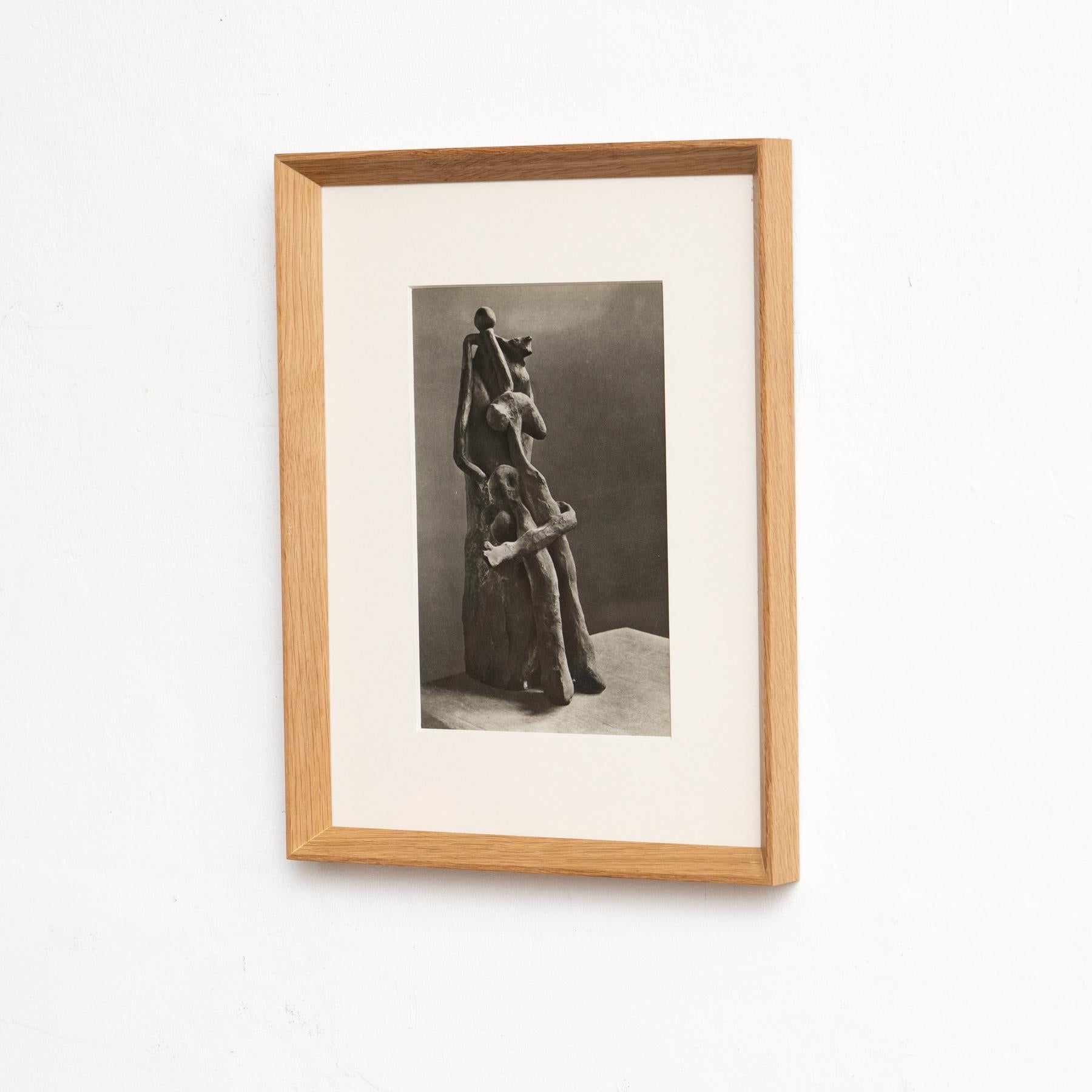 Mid-Century Modern Brassai's Insight: Photogravure of Picasso's Sculpture, circa 1948 For Sale