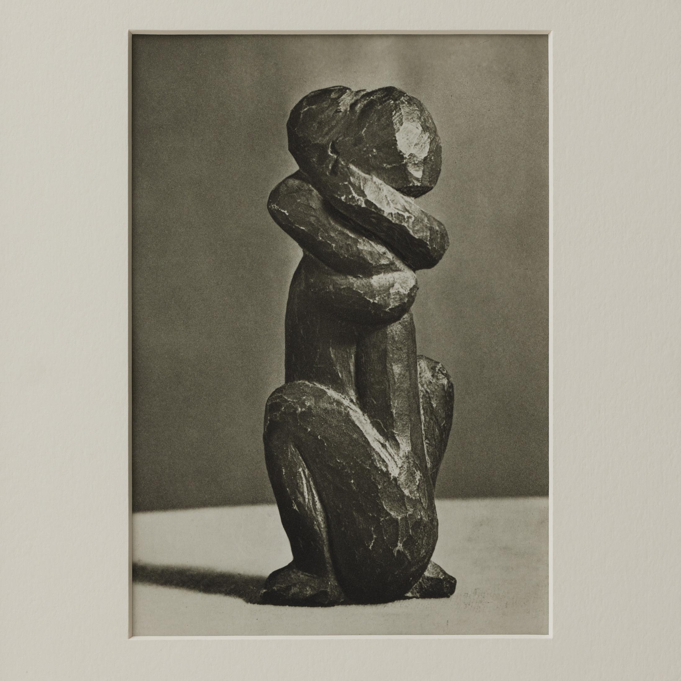 Mid-Century Modern Brassai's Insight: Photogravure of Picasso's Sculpture, circa 1948 For Sale
