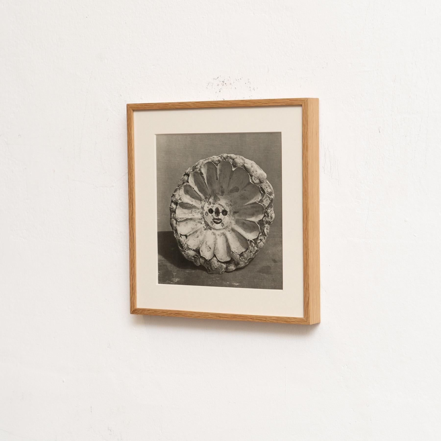 Spanish Brassai's Insight: Photogravure of Picasso's Sculpture, circa 1948 For Sale