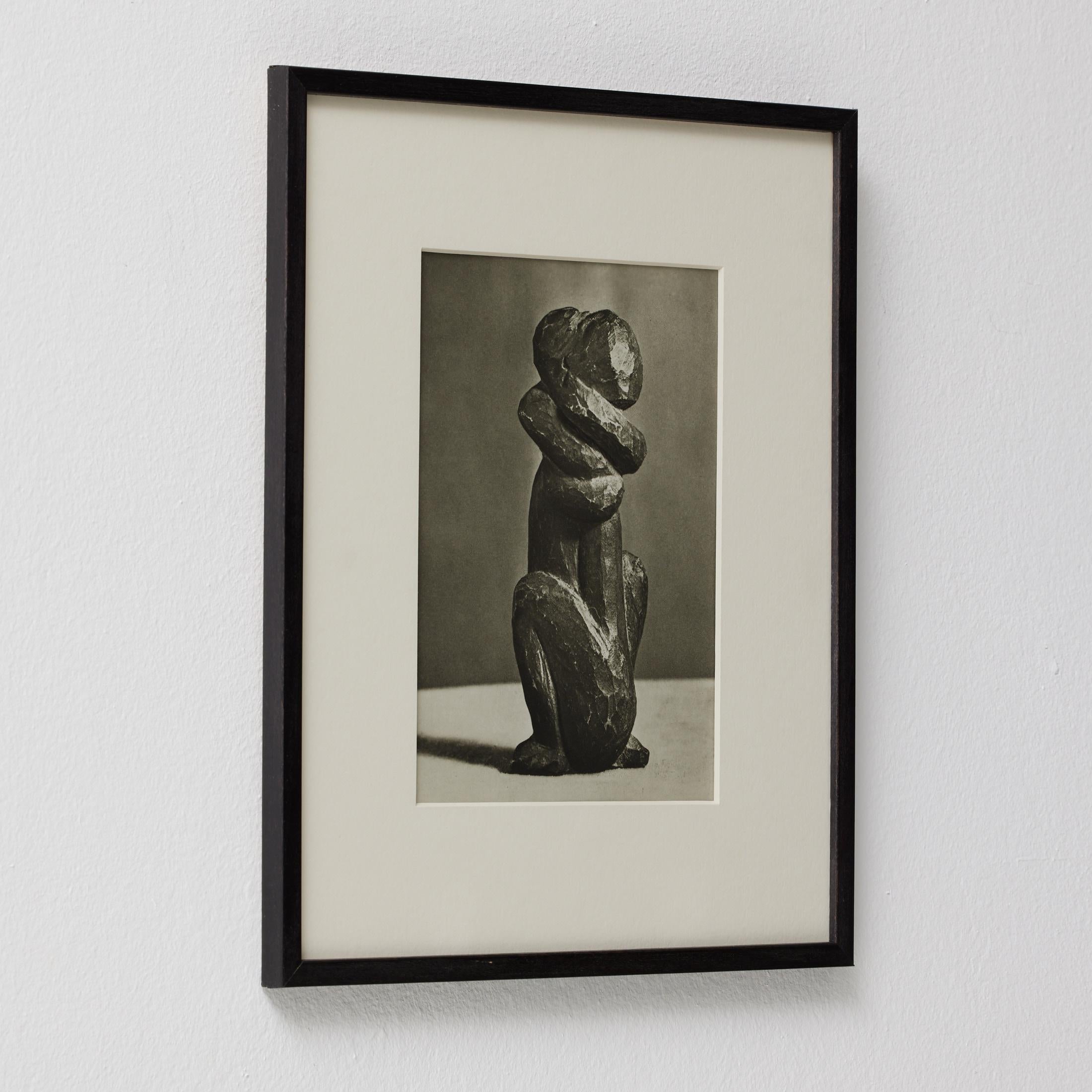 Spanish Brassai's Insight: Photogravure of Picasso's Sculpture, circa 1948 For Sale