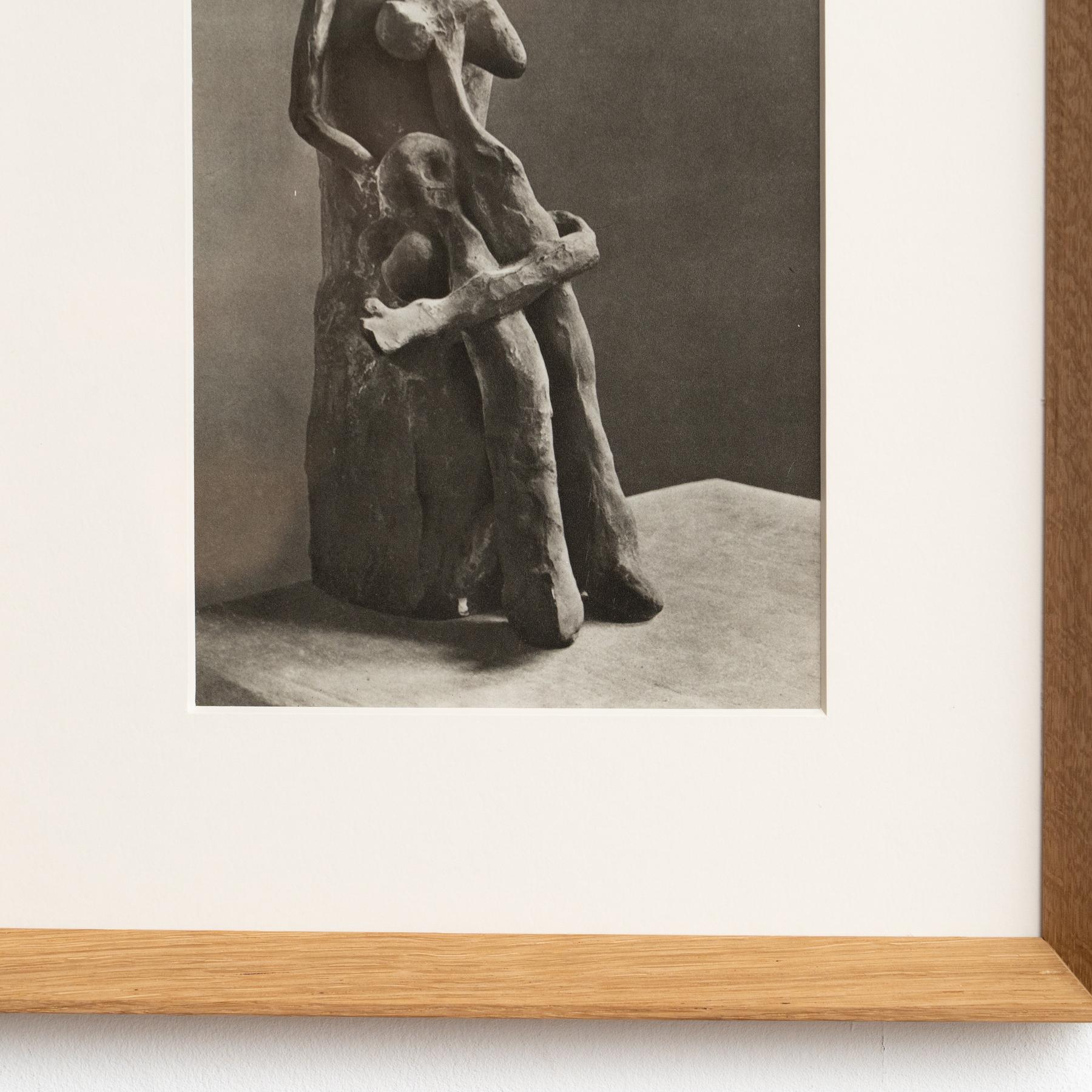 Mid-20th Century Brassai's Insight: Photogravure of Picasso's Sculpture, circa 1948 For Sale