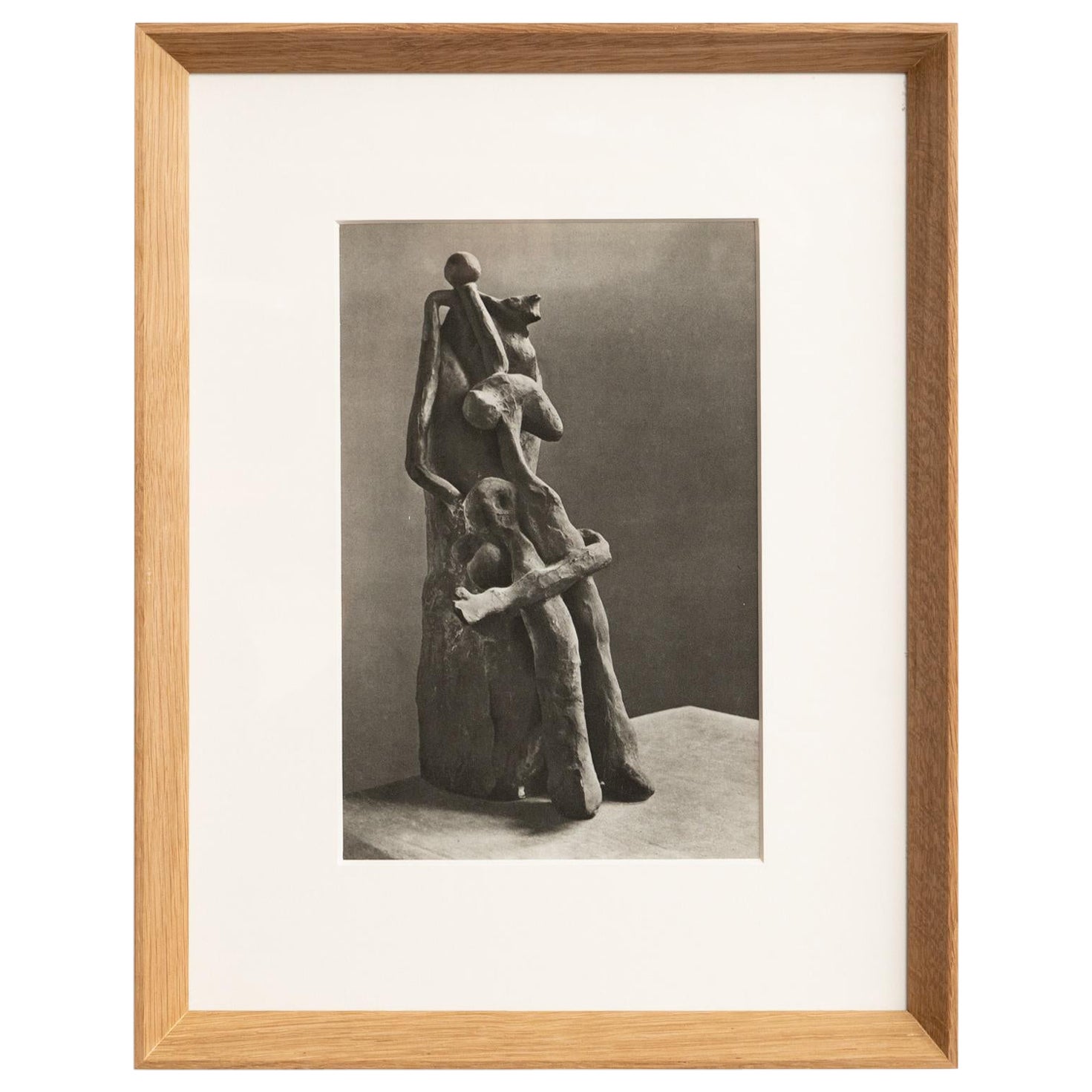 Brassai's Einblick: Fotogravüre von Picassos Skulptur, um 1948