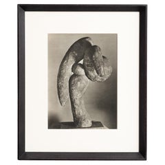 Vintage Brassai's Insight: Photogravure of Picasso's Sculpture, circa 1948