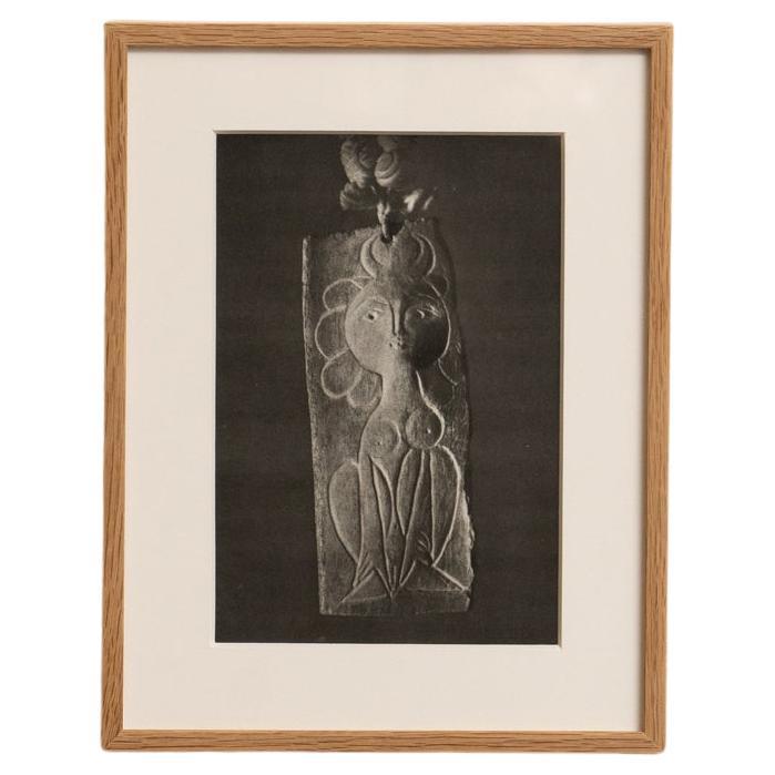 Brassai's Einblick: Fotogravüre von Picassos Skulptur, um 1948