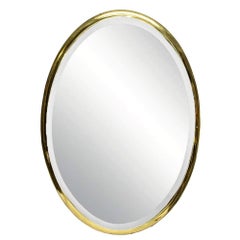 Brasscrafters Oval Mirror