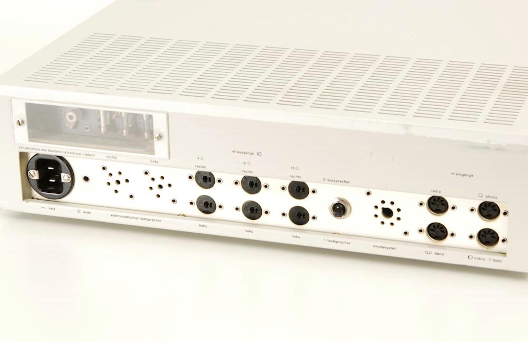 Allemand amplifier à tube Braun CSV 60/1 conçu par Dieter Rams, années 1960
