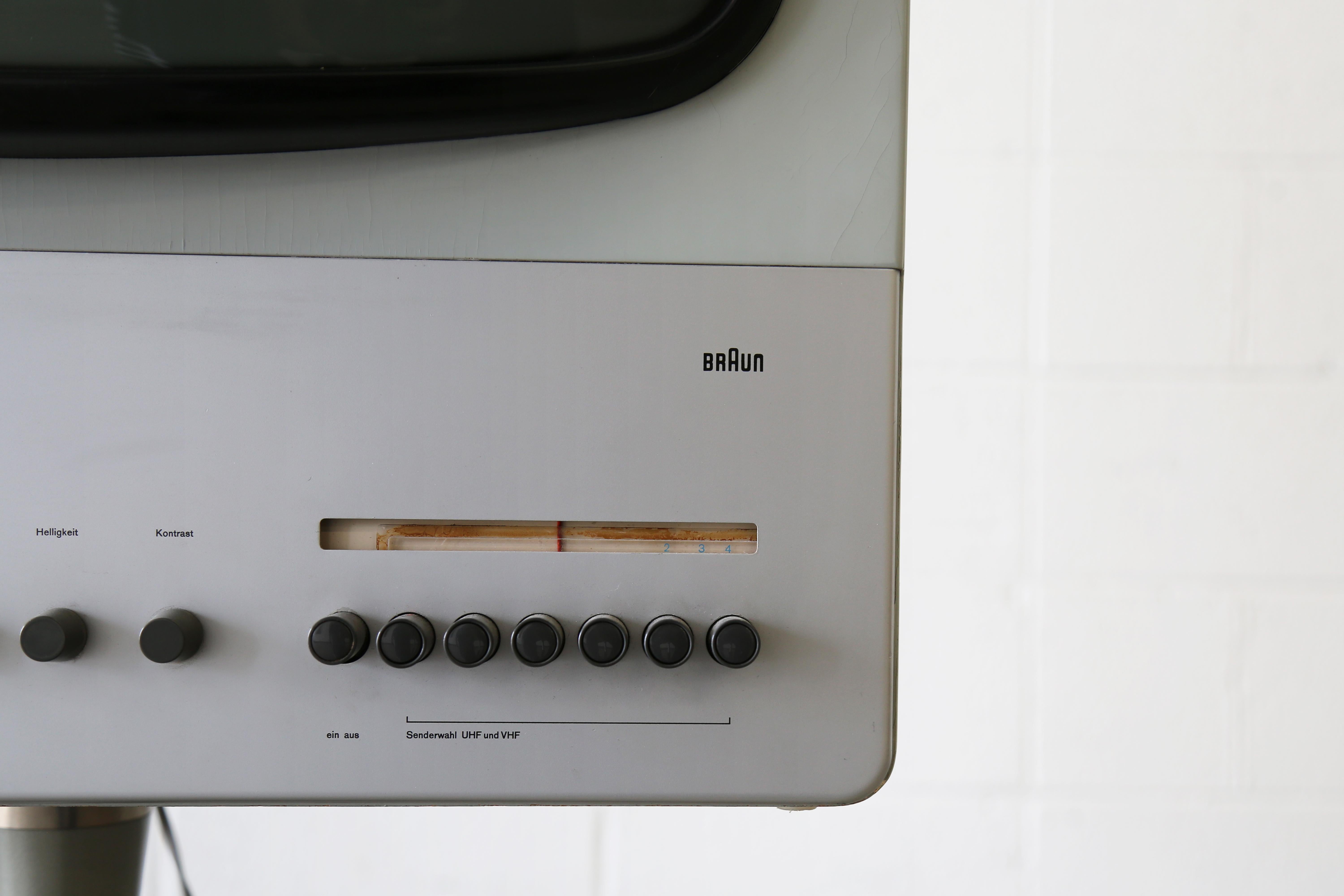German Braun FS-80 Television by Dieter Rams, 1964 For Sale