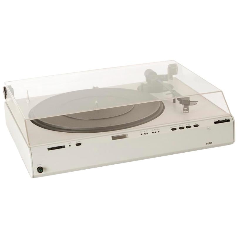 Braun P4 Record Player Designed by Dieter Rams, 1980s