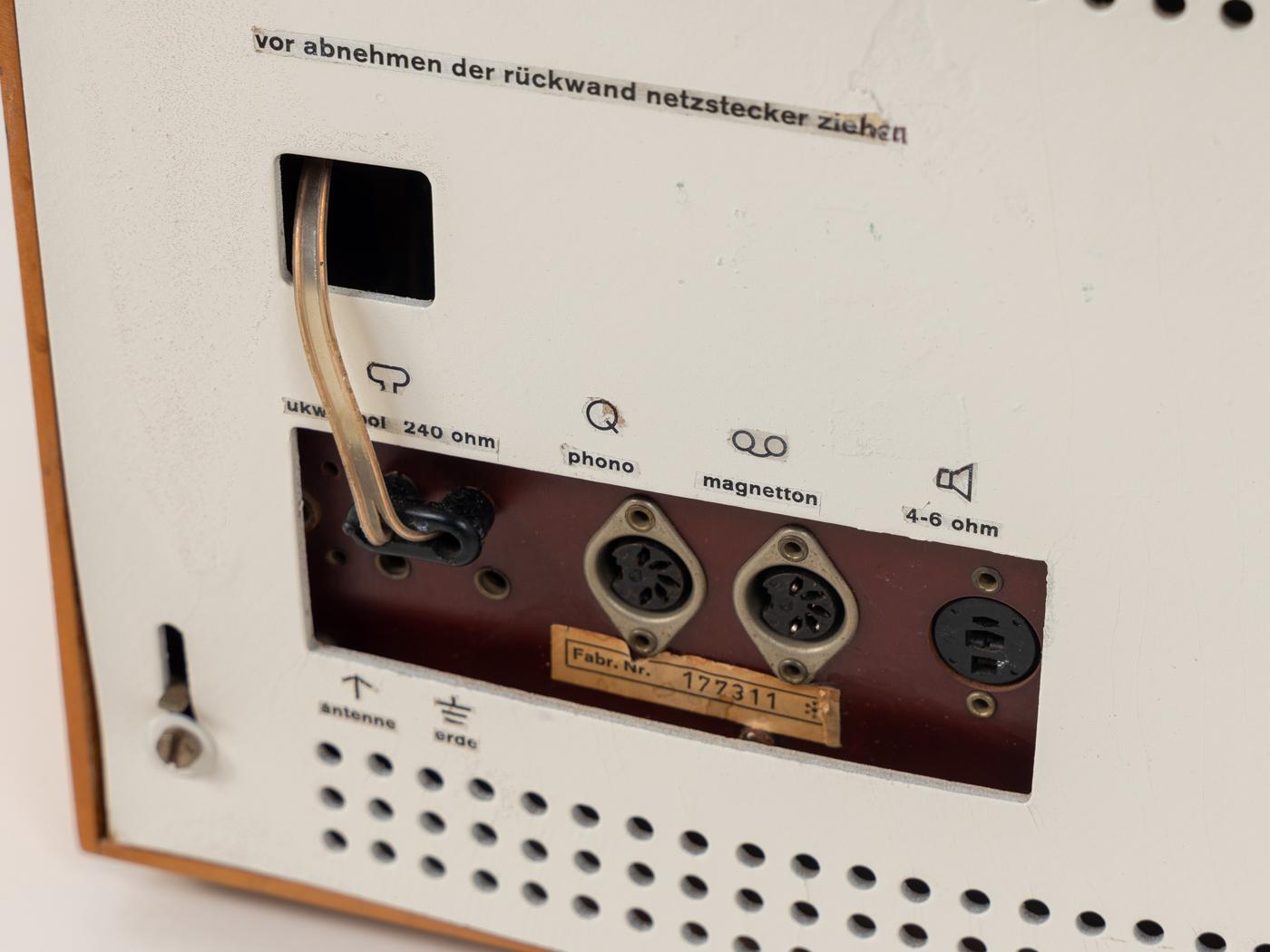 BRAUN «RT 20 », radio de table, Dieter Rams 4