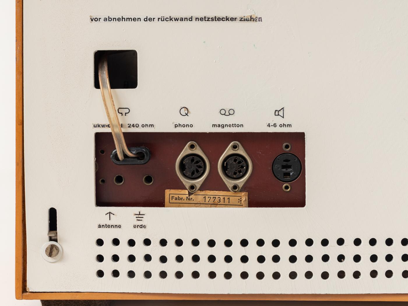 BRAUN «RT 20 », radio de table, Dieter Rams 5