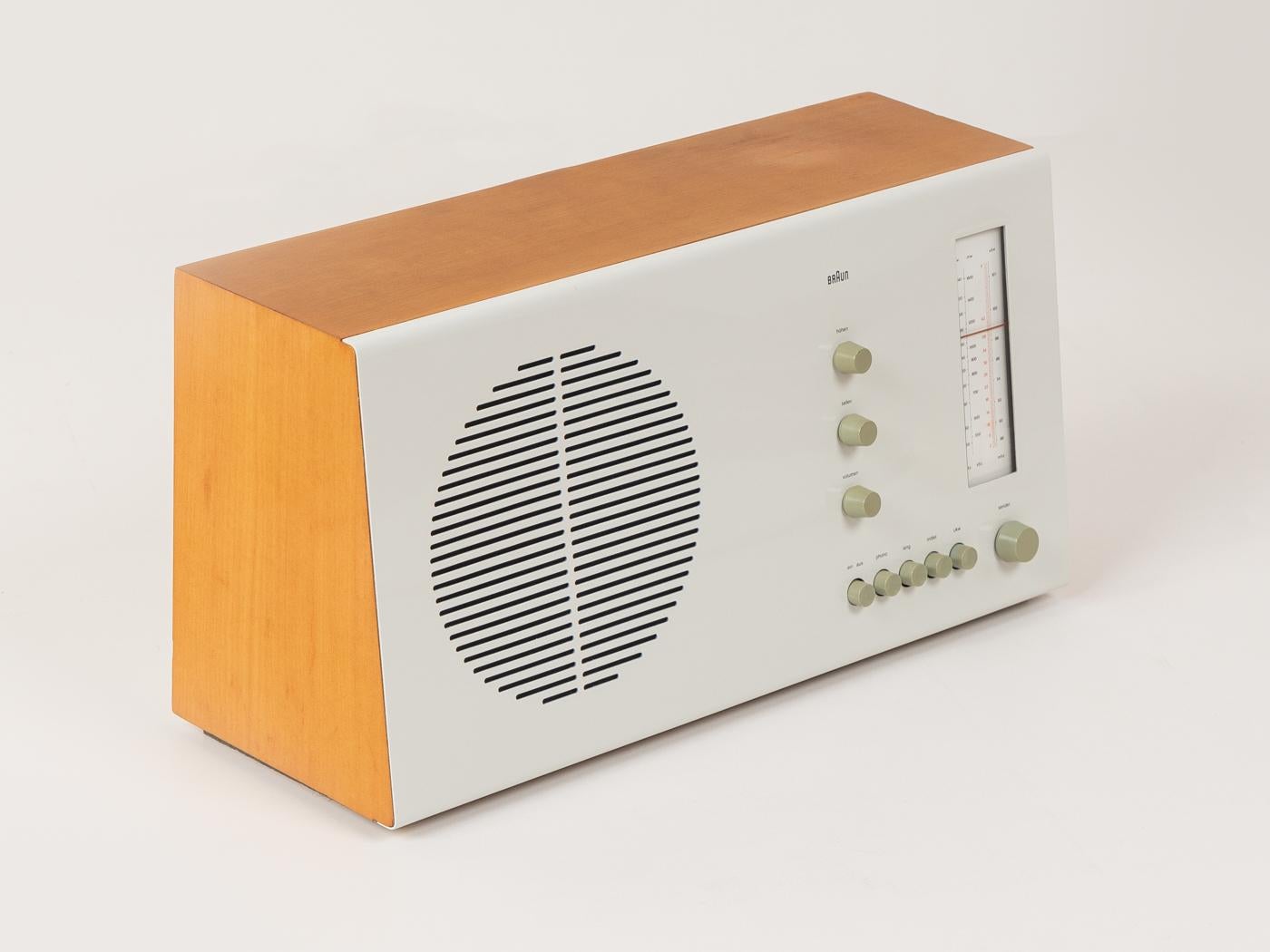 Mid-Century Modern BRAUN «RT 20 », radio de table, Dieter Rams