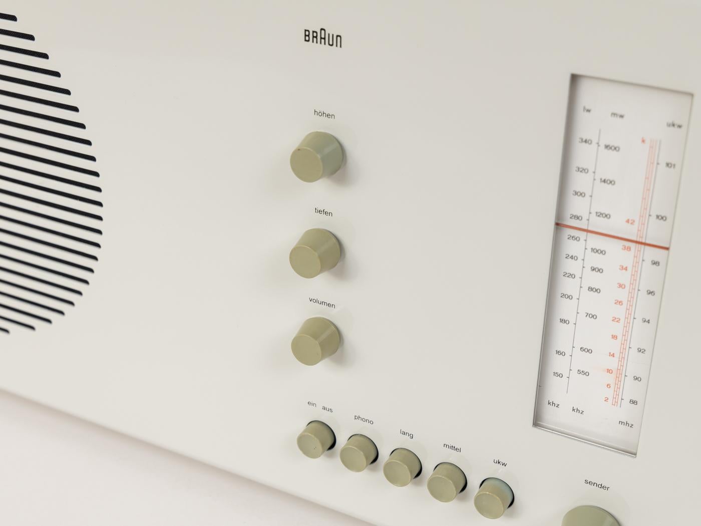 Bois BRAUN «RT 20 », radio de table, Dieter Rams