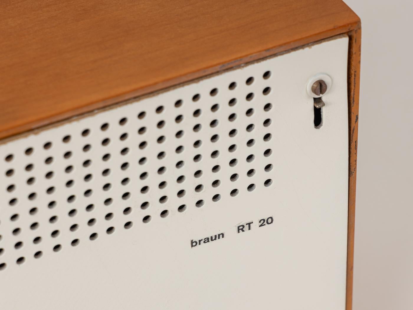 BRAUN «RT 20 », radio de table, Dieter Rams 1