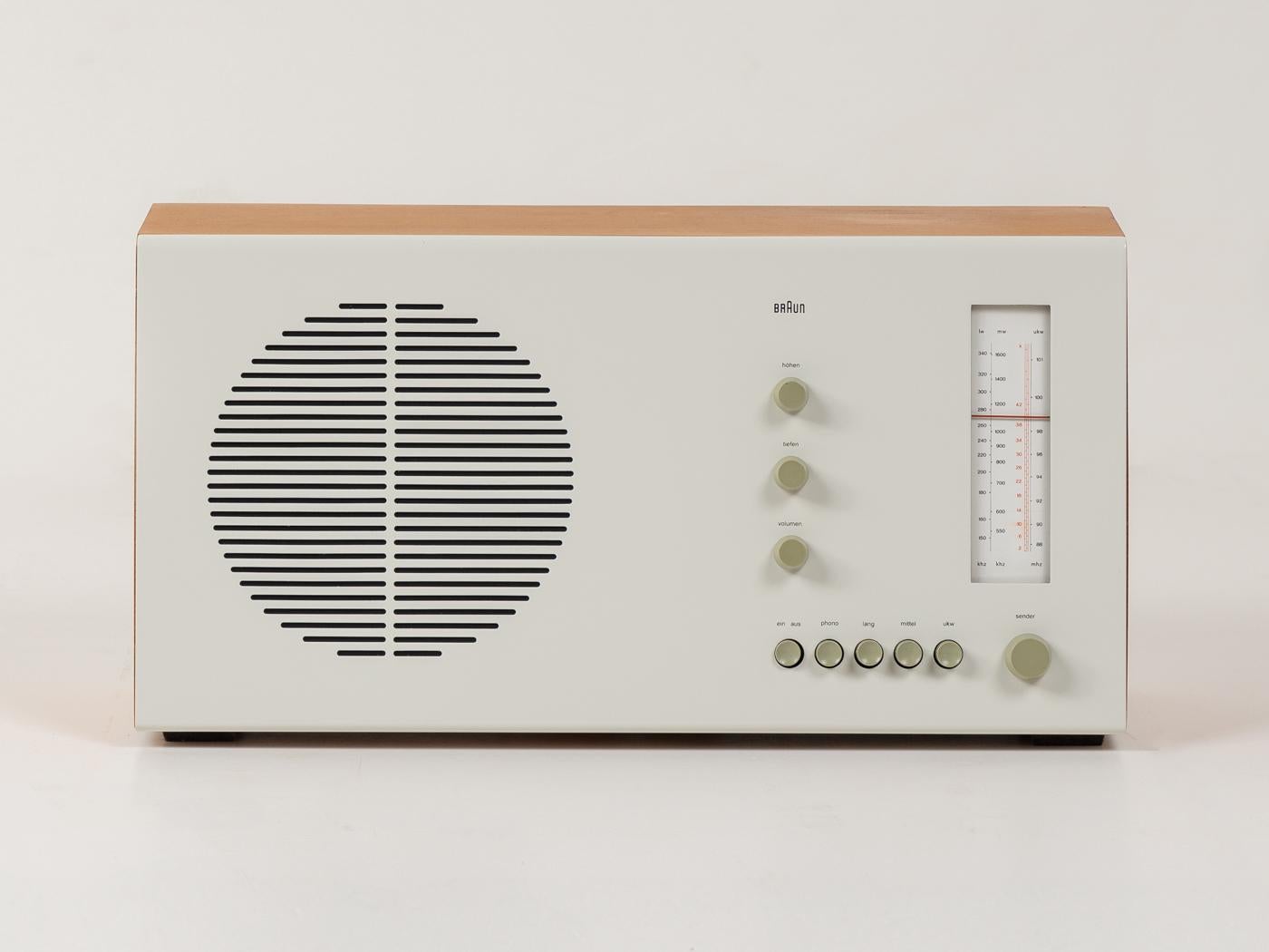BRAUN «RT 20 », radio de table, Dieter Rams 2
