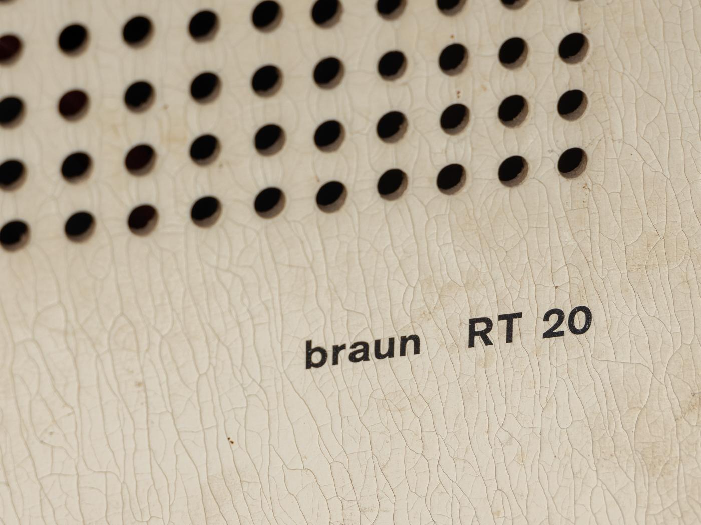 BRAUN «RT 20 », Tischradio, Dieter Rams en vente 3
