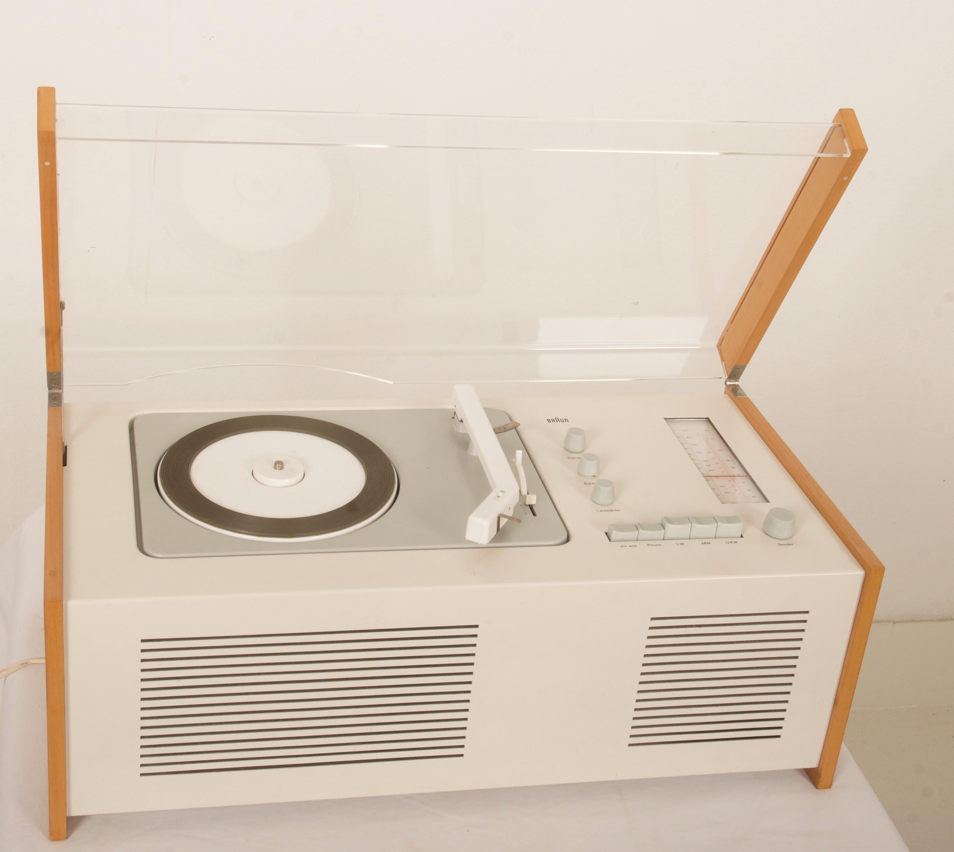 braun plattenspieler 60er jahre