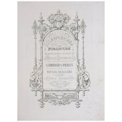 BRAUND, J. ILLUSTRATIONS OF FURNITURE... London: J. Braund, 1858.