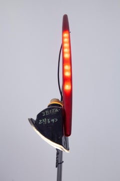 Brava Ibiza Floor Lamp by Antoni Arola, Upcycled Car Lights Design
