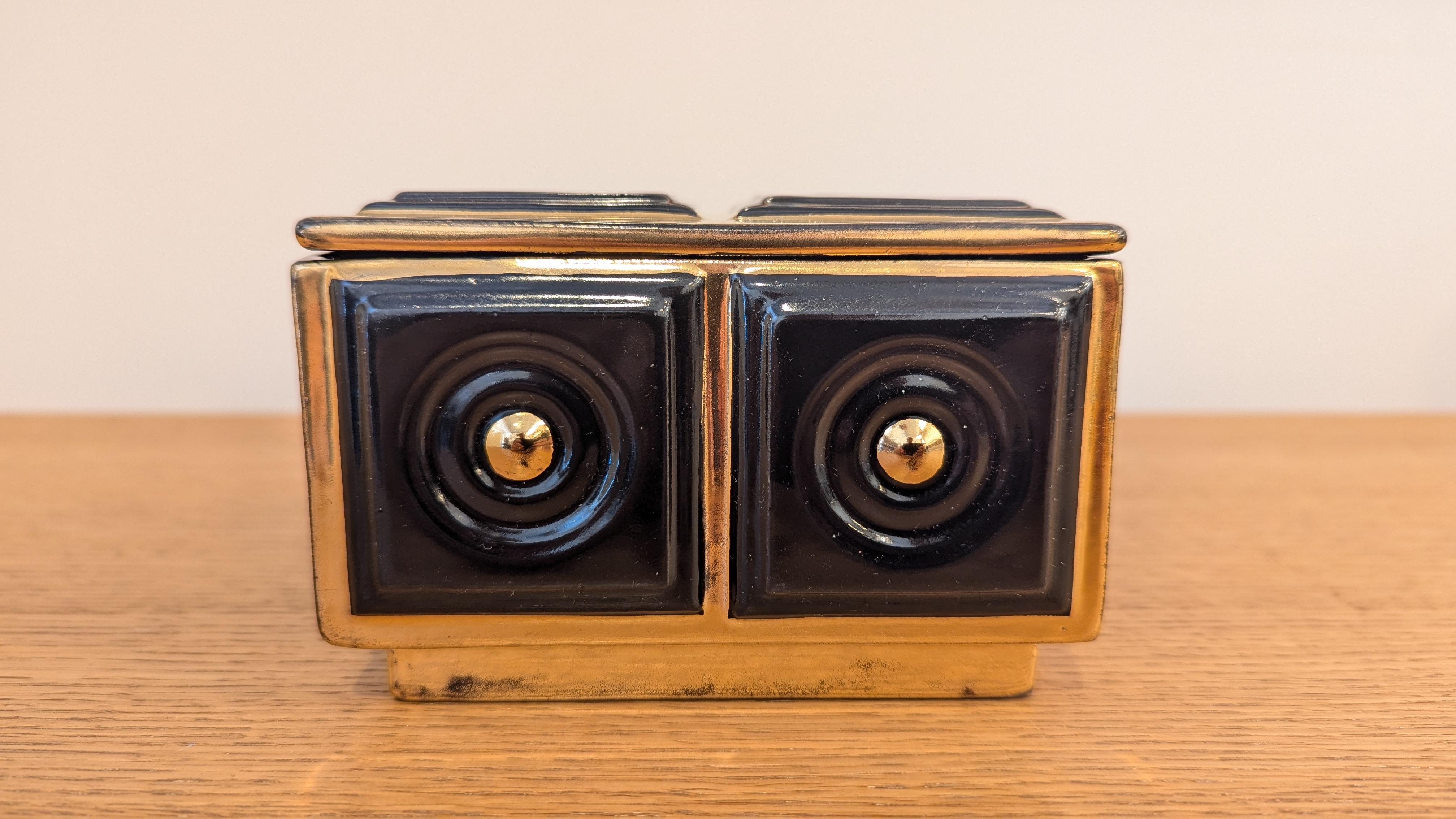 Caja de cerámica Brayton Mid Century Moderno de mediados de siglo en venta