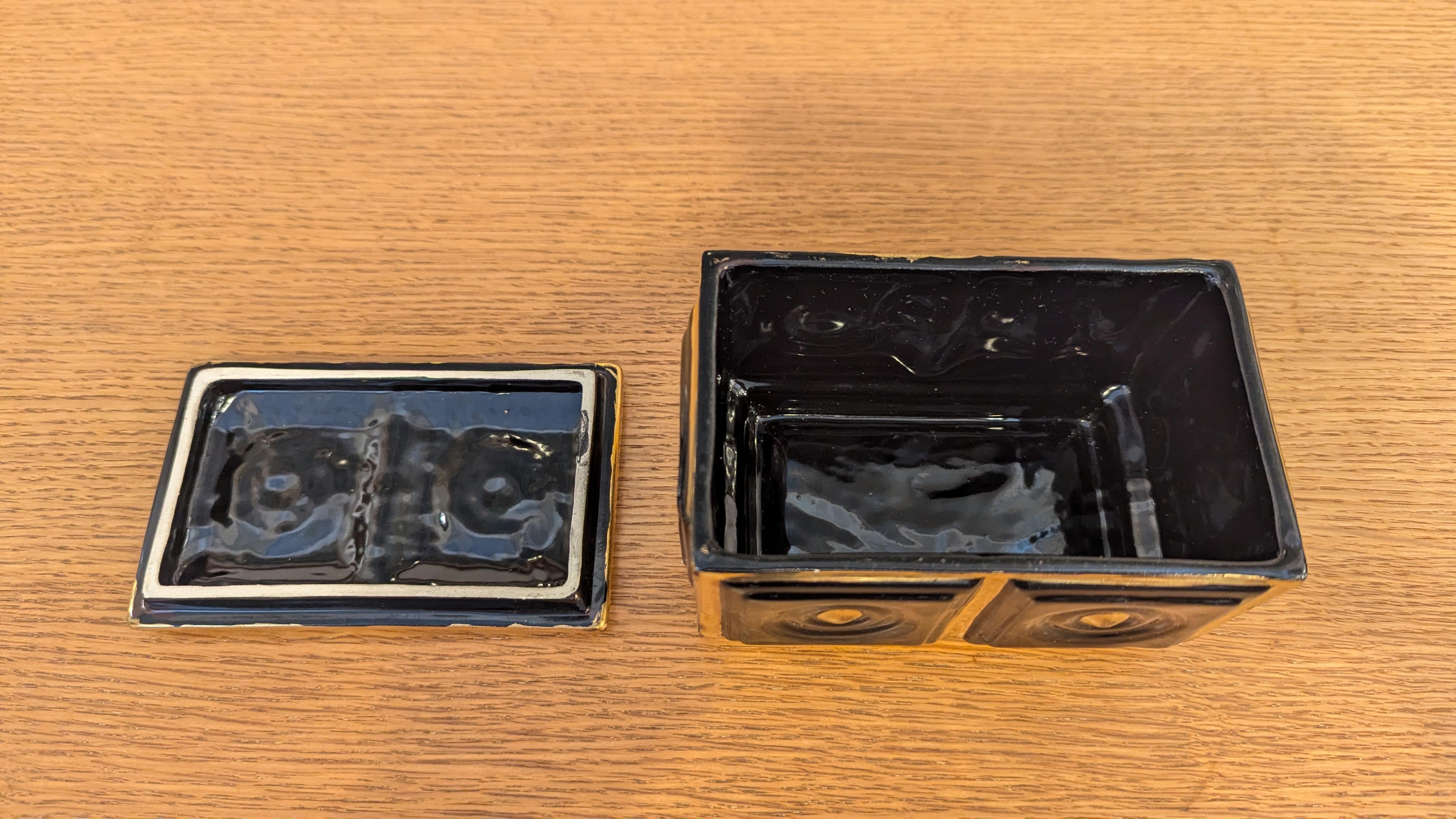 Caja de cerámica Brayton Mid Century Cerámico en venta