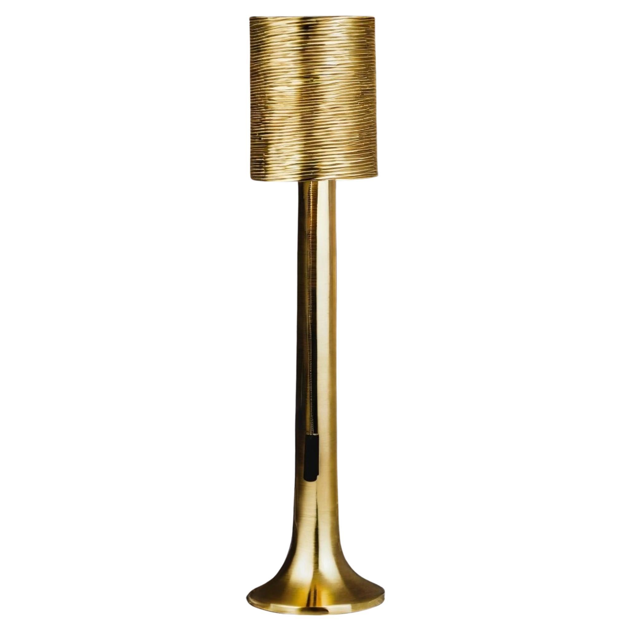 Brazia Golden brass desk Lamp For Sale