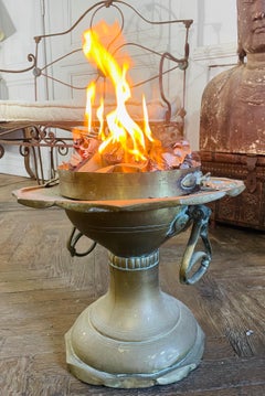 Brazier Brasero or Copper Planter, XIXth