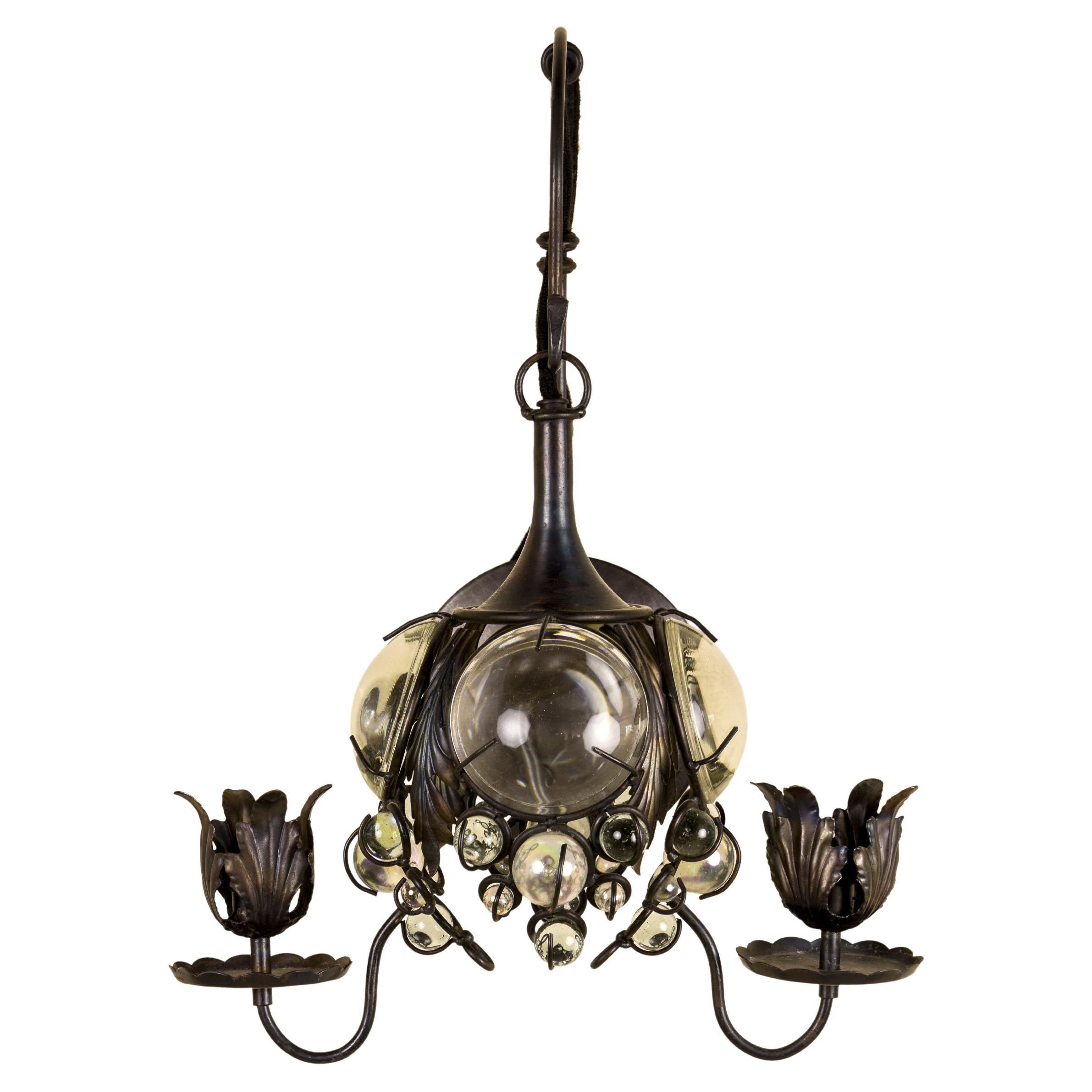 Brazier Jones Sconce, circa 1980, United Kingdom For Sale