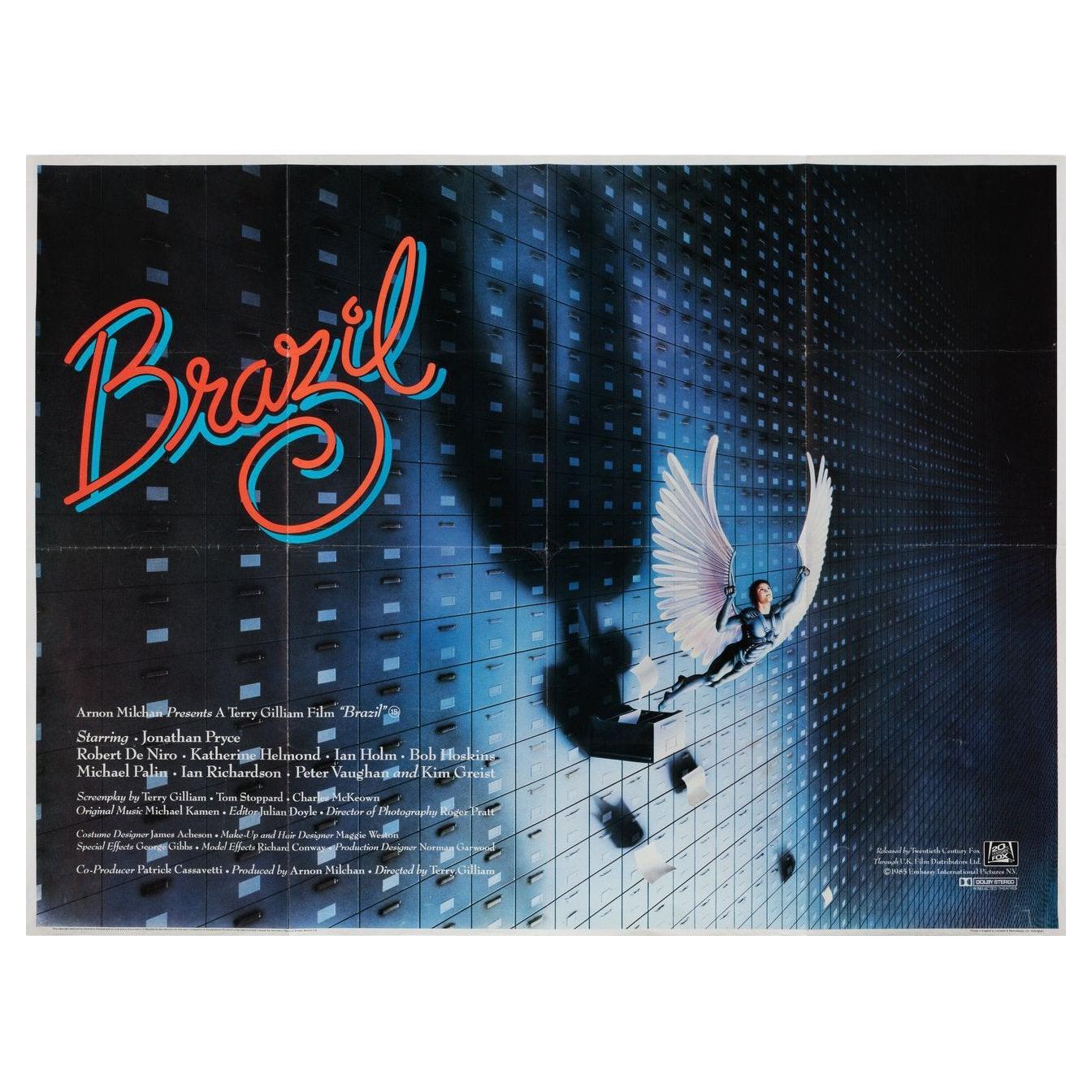 Brazil 1985 British Quad Film Poster For Sale