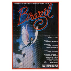 Vintage Brazil 1986 Yugoslav B2 Film Poster