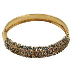 Brazil Alexandrite 6.64Ct 18K Yellow Gold Bangle