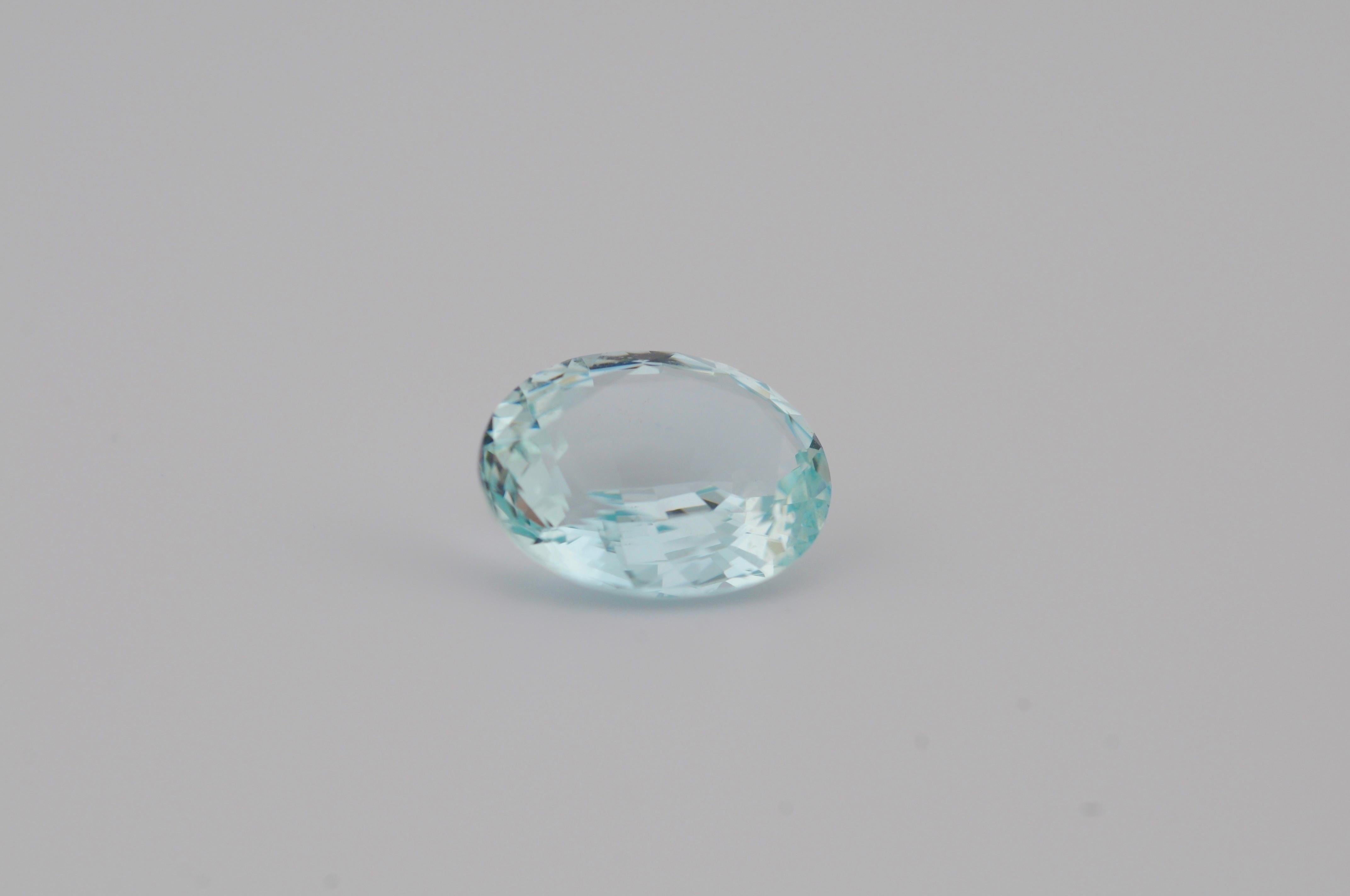 Brazil Aquamarine AAA quality – 3.45 ct For Sale 1