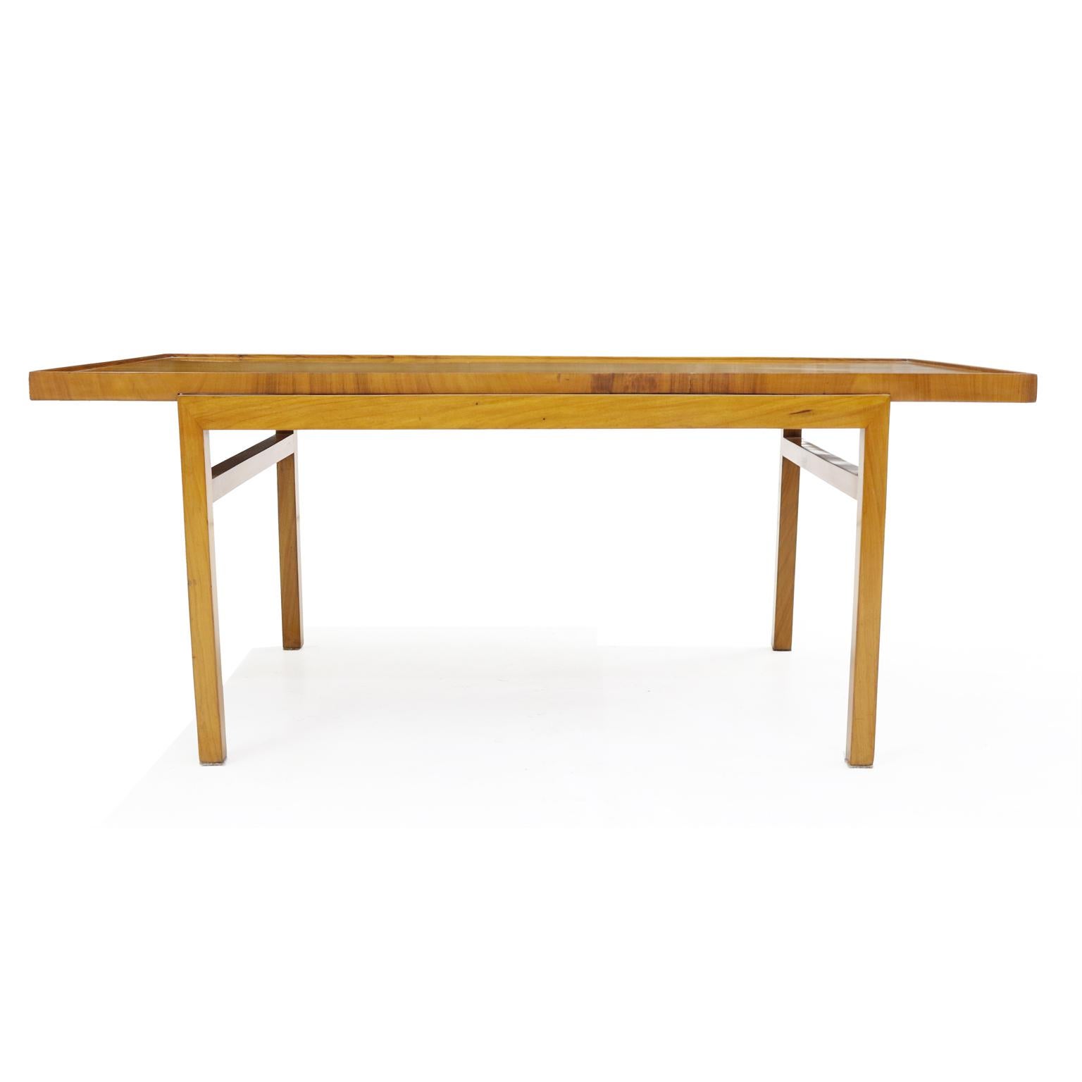 Brazilian 1950's  Midcentury Coffee Table in Caviúna Wood by Peter Kraft In Good Condition In Sao Paulo, SP