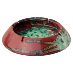 Brazilian 80's Ceramic Ashtray by Leopoldo Torres Agüero