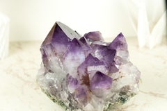 Brazilian Amethyst Cluster with Aaa Deep Purple Amethyst Druzy