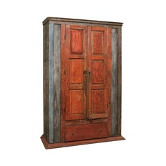 Brazilian Antique Storage Cabinet--Over 8' Tall with Original Paint