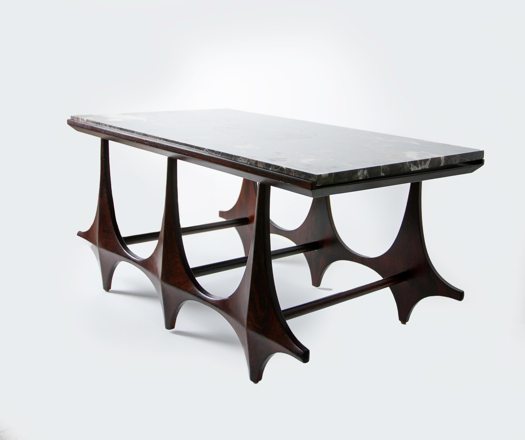 20th Century Brazilian Architectural Marble Table  For Sale
