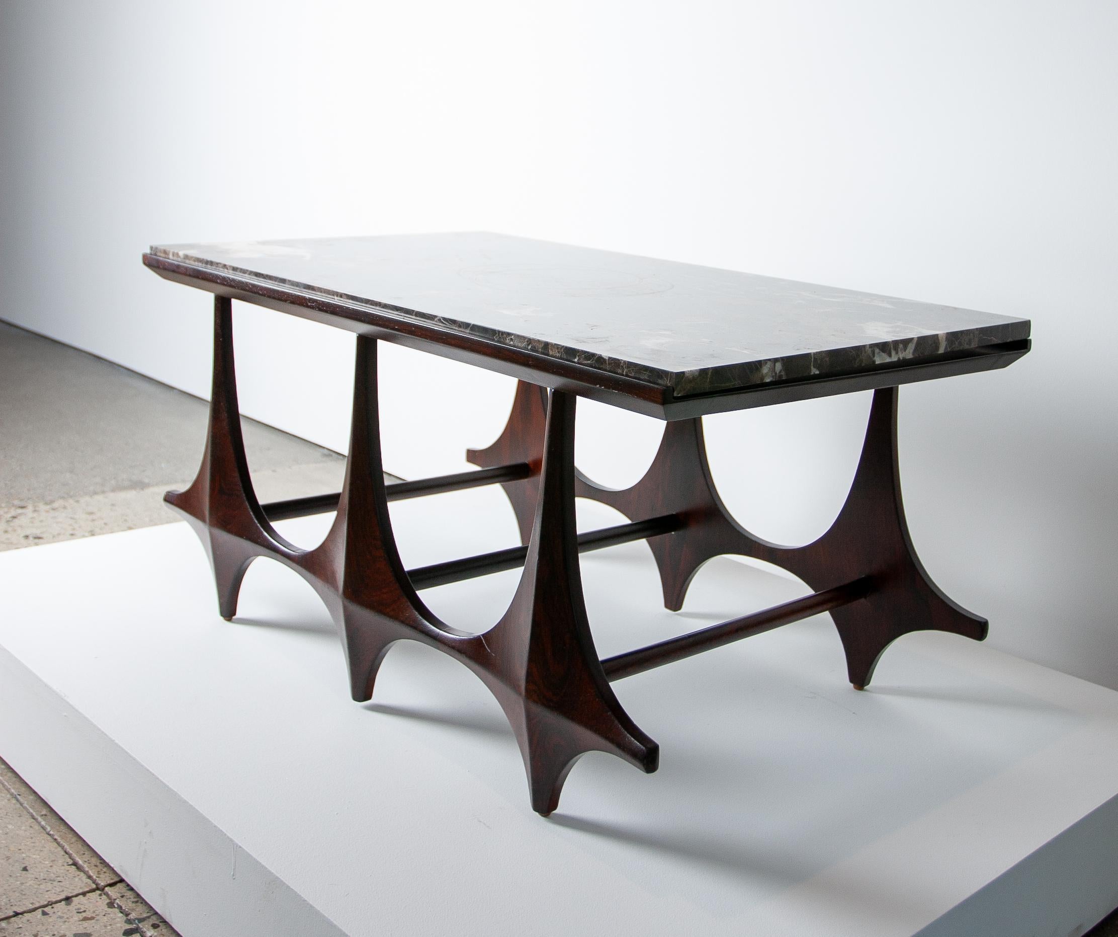 Brazilian Architectural Marble Table  For Sale 1