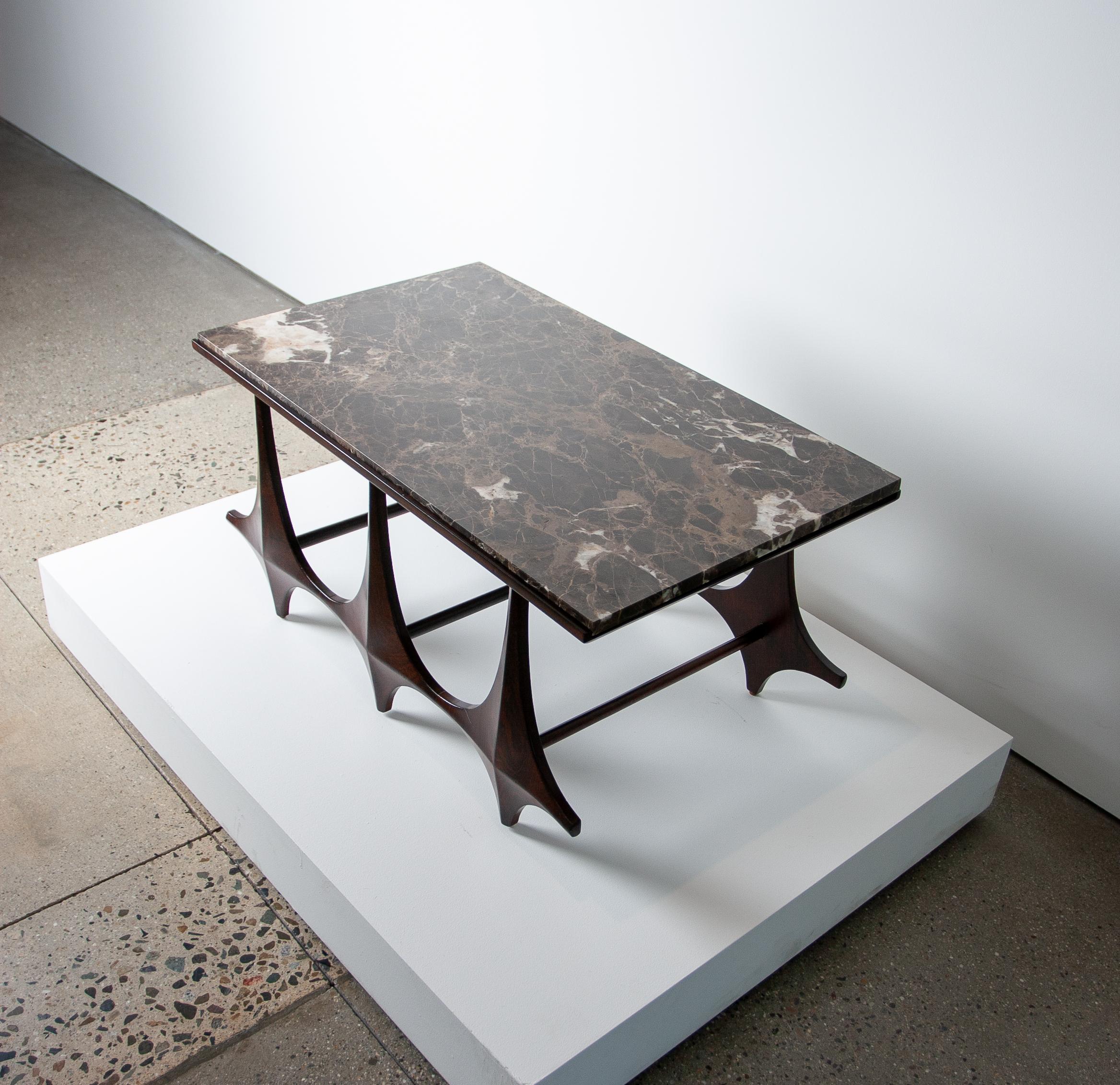 Brazilian Architectural Marble Table  For Sale 3