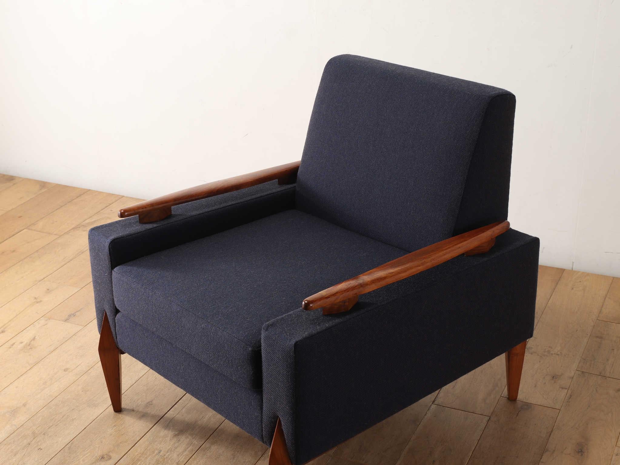 Mid-Century Modern Brazilian Arm Chair 1950s For Sale
