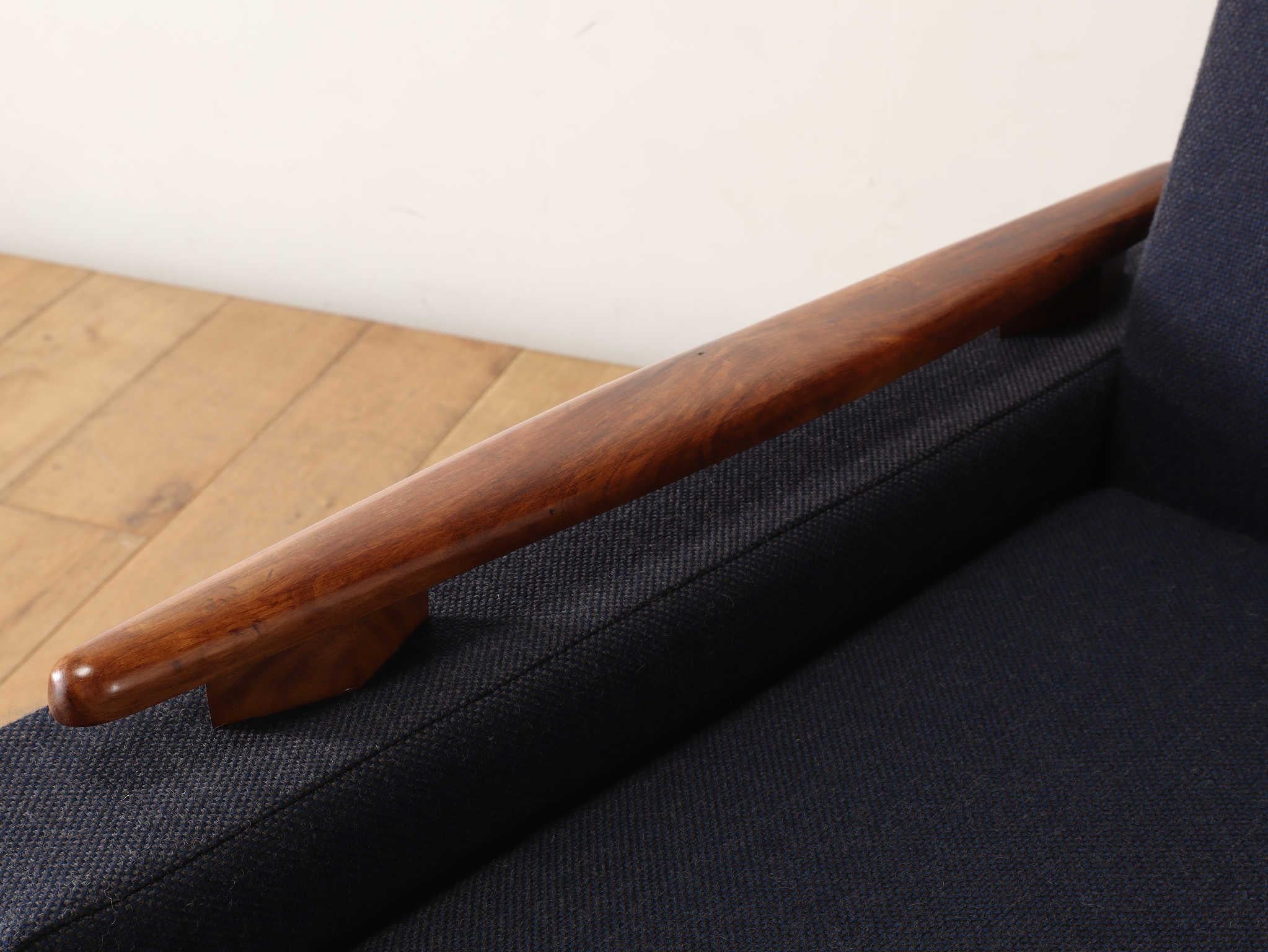 Fabric Brazilian Arm Chair 1950s For Sale