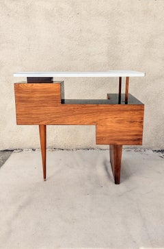 Brazilian Bar Counter in Solid Wood and Formica, 1950s