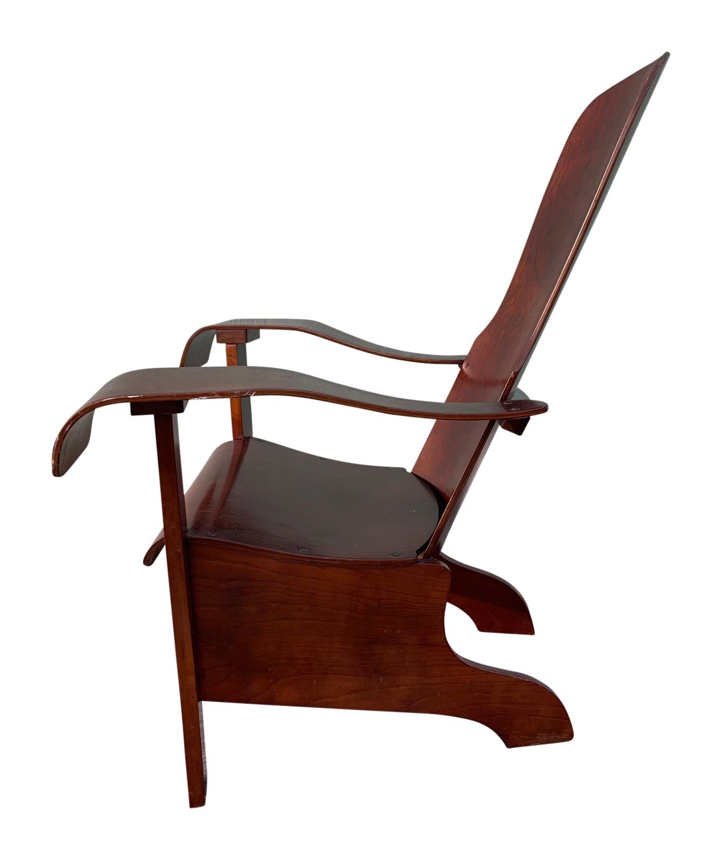 Brazilian Bentwood Lounge Chair by Moveis Cimo Mid-Century Modern In Good Condition For Sale In West Palm Beach, FL