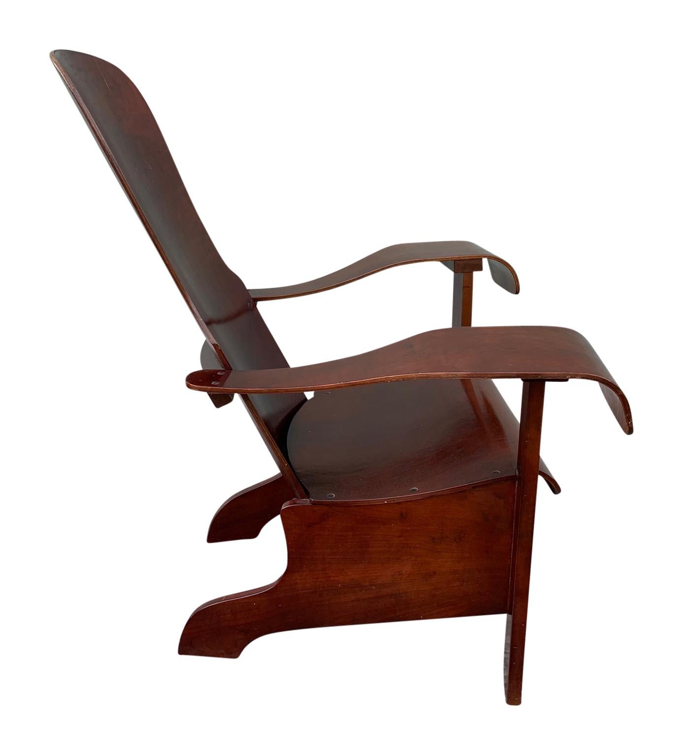 Brazilian Bentwood Lounge Chair by Moveis Cimo Mid-Century Modern For Sale 1