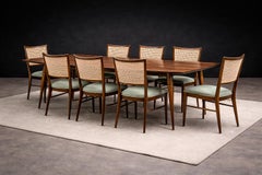 Brazilian Caviúna Dining Table for Eight Att. to Giuseppe Scapinelli, 1950s
