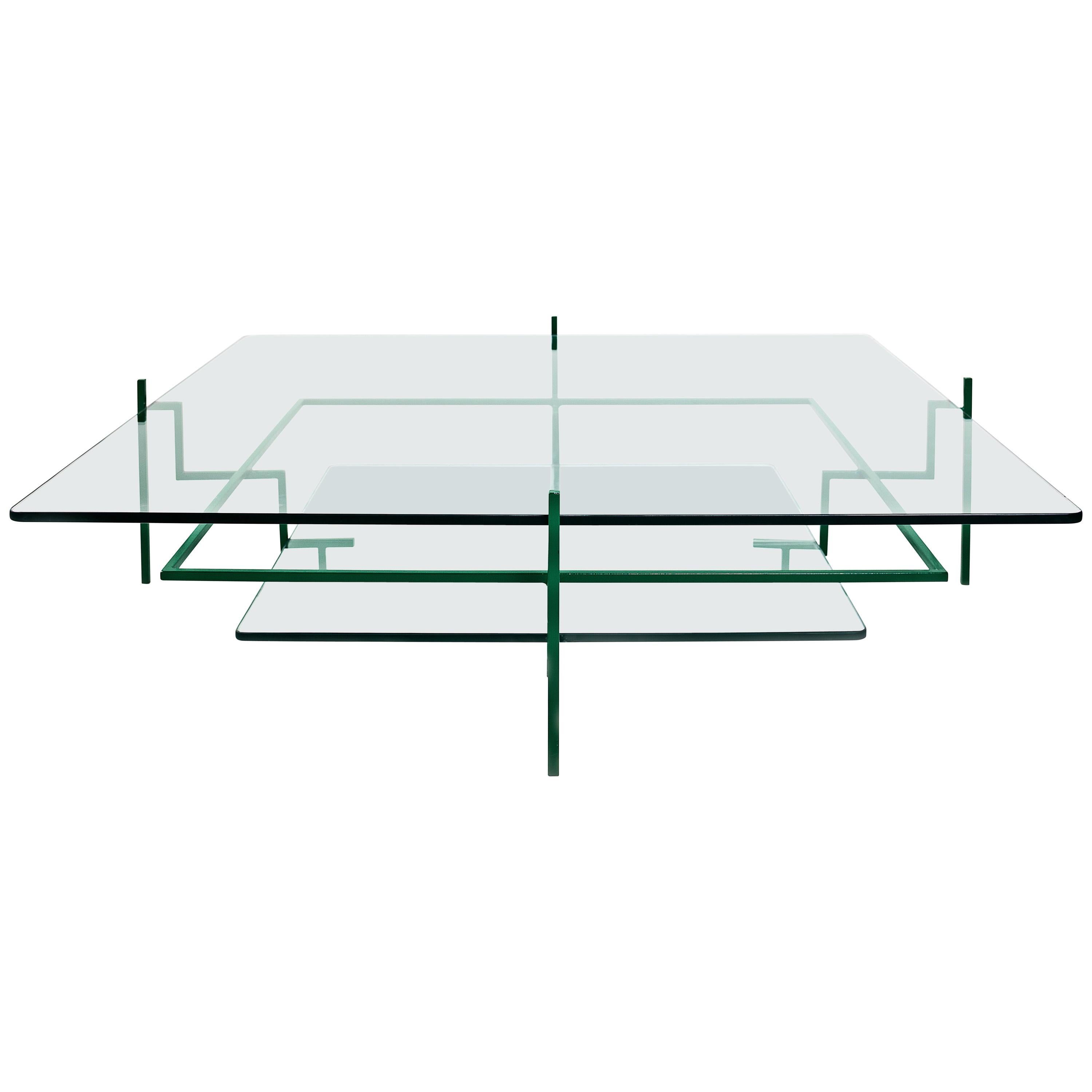 Tavolino brasiliano minimalista 'Frame'  da Samuel Lamas
