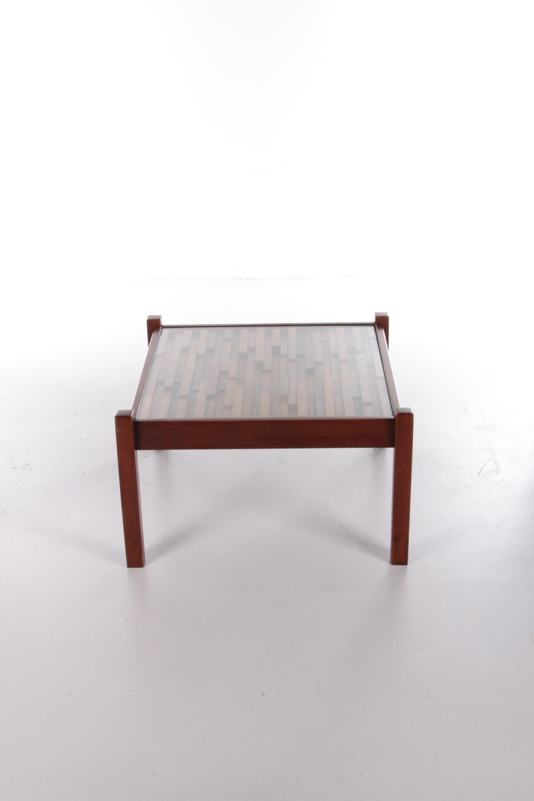 Jacaranda Brazilian Coffee Table Design by Percival Lafer, 1960s For Sale