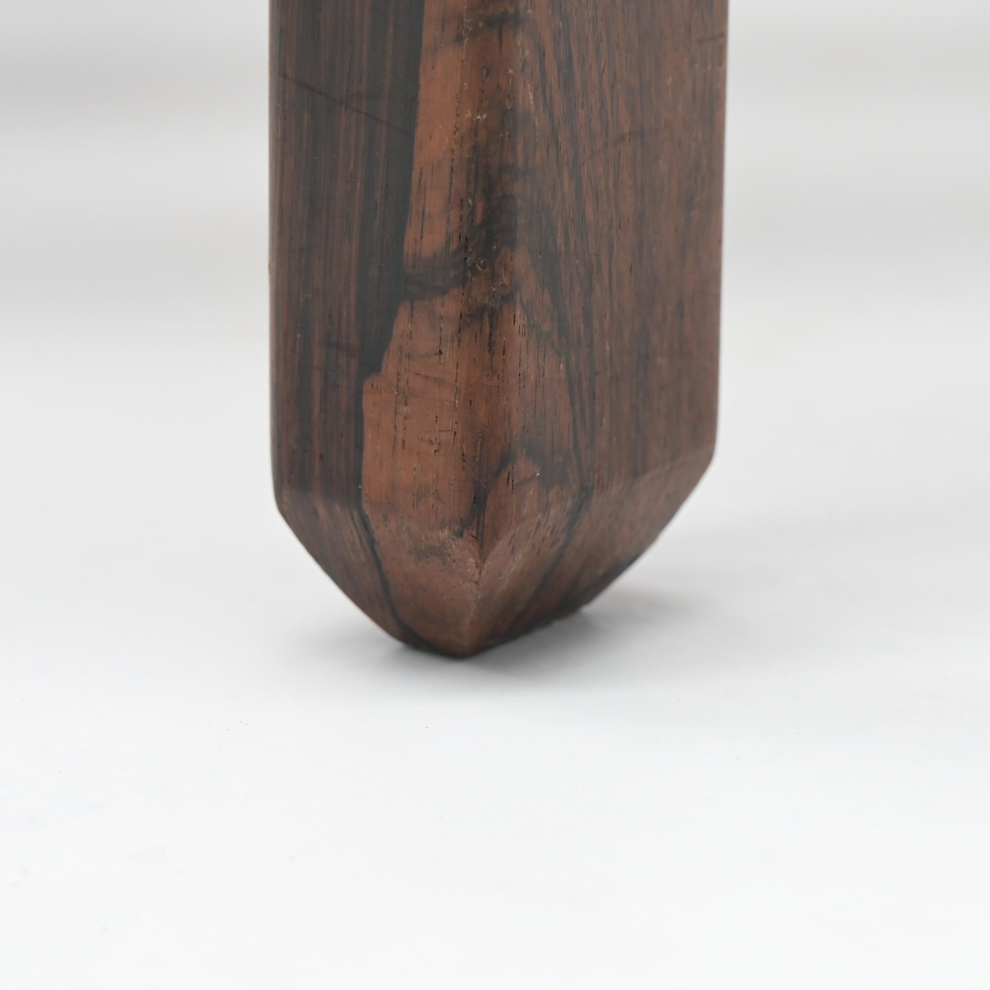 Table basse brésilienne avec 4 tabourets gigognes par Jean Gillon pour Wood Art en vente 4