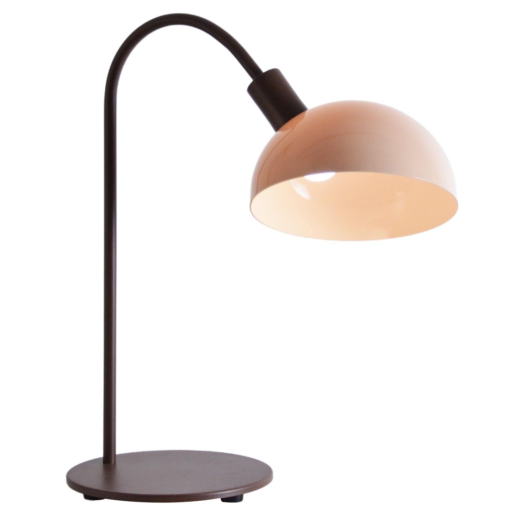 Lampe à poser contemporaine brésilienne en acrylique et acier - grande